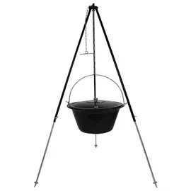 Grillplanet Gulaschkessel 30 L Stahl schwarz