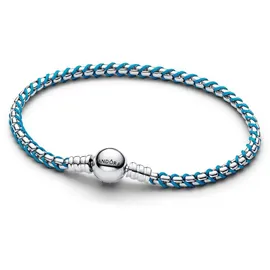 Pandora Schlangen-Gliederarmband Blau 593816C01-20 Größe 20 cm