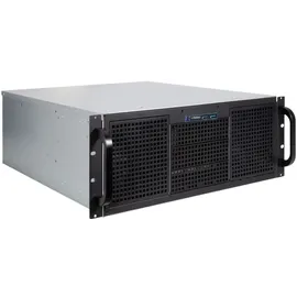 Inter-Tech IPC 4U-40248 - Schwarz, Grau