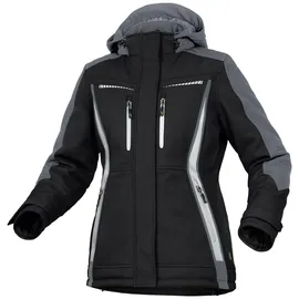 Leibwächter Damen Winter-Softshelljacke Flex-Line FLXDI25 Gr. 50 schwarz/grau