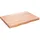 vidaXL Waschtischplatte Hellbraun 80x60x(2-6) cm Massivholz Behandelt
