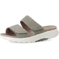 Gabor Gabor RollingSoft Pantolette grau-grün schilf 66.811.11 für Damen, beige, Größe 38 1⁄2 EU / 5,5 UK