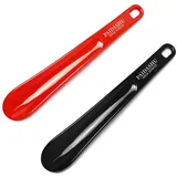 Schuhlöffel, Kunststoff-Schuhlöffel, 26cm, glatte Oberfläche, mit Löchern zum Aufhängen,einfach zu tragen.Geeignet für Männer, Frauen,Kinder und Senioren(2 Stück) - Einheitsgröße