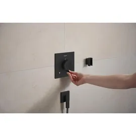 Hansgrohe Ecostat Comfort E Duschthermostat Unterputz für 2 Verbraucher Mattschwarz 33711670