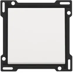 Niko Züblin 154-61105 Abdeckung für elektronischen Einfach Schalter oder Taster, white coated 15461105