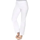 sheego Die Bootcut Hose Weiß 40