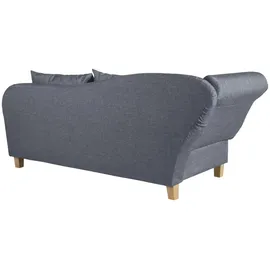 Max Winzer Recamiere Flachgewebe 3-Sitzer Blau
