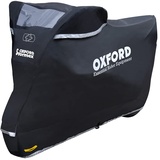 Oxford STORMEX Outdoor WASSERDICHT Motorrad Abdeckung NEUESTE 2016 Version - Schwarz, 229x99x125cms