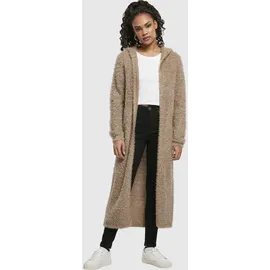 URBAN CLASSICS Hooded Feather Jacke Brown S