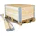 TransPak Holzaufsatzrahmen 1200 x 800 x 300 mm braun