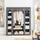Songmics LSF03G Schlafzimmer-Schrank Grau