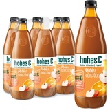 hohes C Mildes Frühstück (6 x 1l), 100% Saft, Orange, Ananas, Apfel, Acerola, Vitamin C, ohne Zuckerzusatz, weniger Säure, vegan, mit recyceltem PET