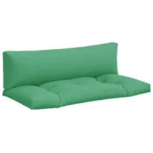 vidaXL Palettenkissen 120 x 80 x 10 cm grün 2-tlg.