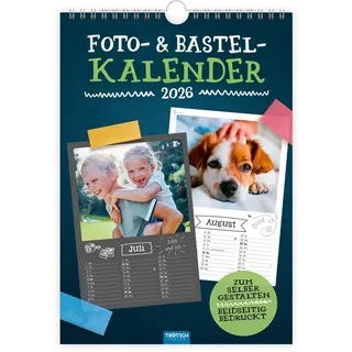 Trötsch Verlag Trötsch Foto- und Bastelkalender A4 2026