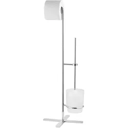 Giese von der Rolle WC-Garnitur mit Toilettenbürste 21730-02, Accessoires, chrom