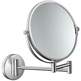 Hansgrohe Logis Universal Rasierspiegel schwenkbar, Make-up Spiegel, Chrom