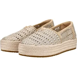 TOMS Valencia Damen Beige/Gold 37