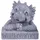 deluke Gartenfigur OTTO Keramik Grau-Schwarz 28x23x28cm Gartendeko Outdoor Figur