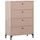 Schildmeyer Kommode Smash 701904, apricot, 80,1 x 40 x 116,7 cm,