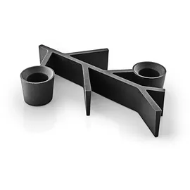 eva solo Kerzenhalter Twig Aluminium Schwarz