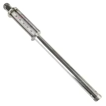 LARES Grillthermometer 42 cm Weißblech silber