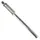 LARES Grillthermometer 42 cm Weißblech silber