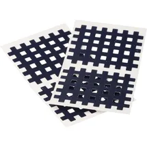 Nasara Gitter Tape Typ C, 4.5cm x 5.2cm, 40 Stück, dunkelblau