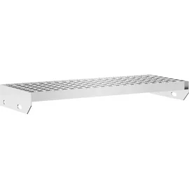 vidaXL Gitterroststufe 60x24x7 cm Verzinkter Stahl