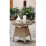 Destiny Gartentisch Ø 60 x 55 cm Natur meliert/Beige