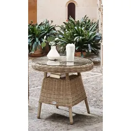 Destiny Gartentisch Ø 60 x 55 cm Natur meliert/Beige