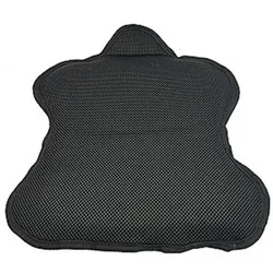 Gel-Motorrad-Sitzkissen, Motorrad-Dekompressionskissen, atmungsaktives Mesh-Sitzkissen, rutschfest Gel Motorcycle Seat Cushion schwarz