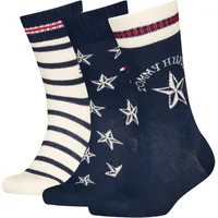 Socken, (3 Paar), mit auffälliger Musterung, Gr. 27-30, Navy, , 24785123-27