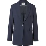 S.Oliver BLACK LABEL Longblazer aus Viskosemix Damen, blau, 38