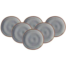 Villeroy & Boch Frühstücksteller Lave ø 23 cm beige 6er Set