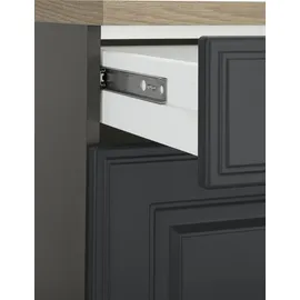 kochstation KS-Stockholm Küchenzeile 280 x 60 x 0 cm grau