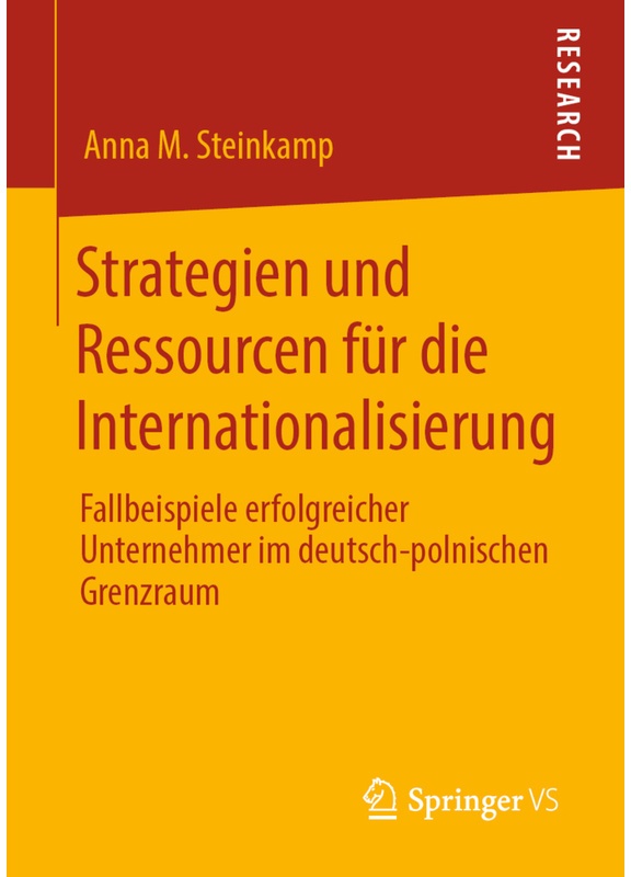 Strategien Und Ressourcen Für Die Internationalisierung - Anna M. Steinkamp, Kartoniert (TB)