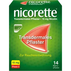 Nicorette Nikotinpflaster 15 mg Nikotin