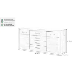 'massivart' FENJA Sideboard 163 x 0 x 0 beige