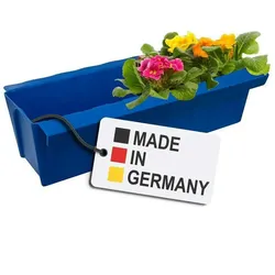 BURI Europaletten Blumenkasten Blau Pflanzkasten zum An- & Einhängen Blumentopf