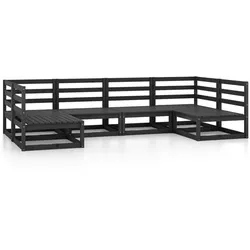 vidaXL 6-tlg. Garten-Lounge-Set Massivholz Kiefer