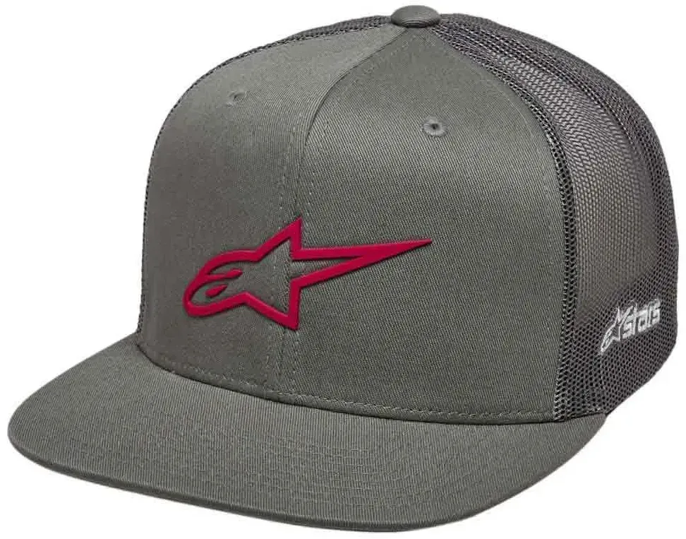Alpinestars 3d Ageless Kappe - Grey / Red - One Size
