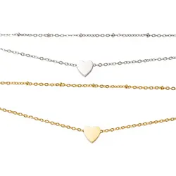 Fußketten Set FIRETTI "Schmuck Geschenk Körperschmuck Herz", gold (silberfarben, gelbgoldfarben), Fußkettchen, Edelstahl
