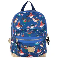 Pick & Pack Rucksack Birds Backpack 7L Navy blau