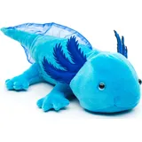 Uni Toys Uni-Toys Original Axolotl (blau) - Plüsch-Wassertier - Plüschtier, Kuscheltier