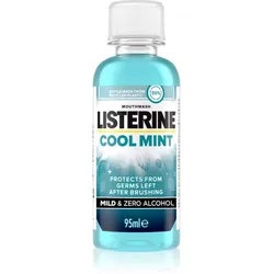 Listerine Cool Mint Mild Taste Mundspülung ohne Alkohol Geschmack 95 ml