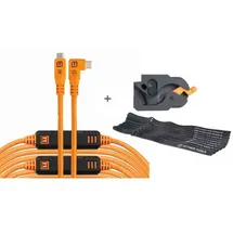 Tether Tools LeverLock&Cable Kit Optima 10G rechts orange 9,2m