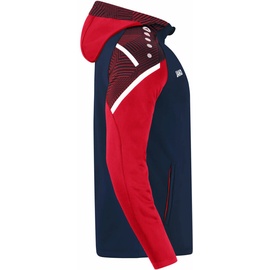 Jako Performance Kapuzenjacke Kinder marine/rot 140