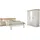 OTTO home Schlafzimmer-Set OTTO HOME "Westminster", weiß, B/H: 140cm x 200cm, Schlafzimmermöbel-Sets, beinhaltet 1 Bett, Kleiderschrank 3-türig und 1 Wandpaneel