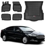 Omac Fußmatten & Kofferraumwanne Set für Ford Mondeo mk5 2014-2022