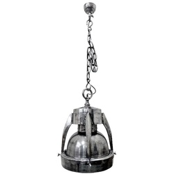 Casa Padrino Luxus Industrieleuchte im rustikalem einzigartigem Look 39 x 39 x 56 cm - Eyecatcher Industrial Design Industrie Look